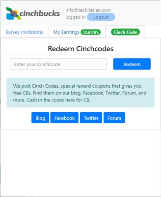 apply cinchcodes in cinchaddon