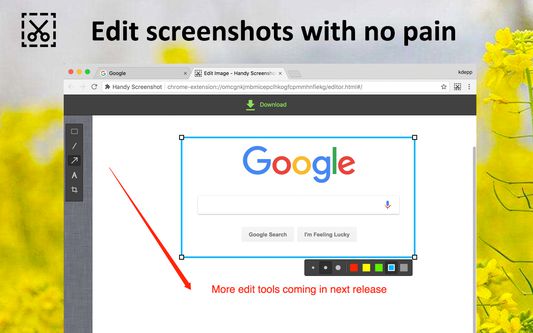 Edit screenshots with ease