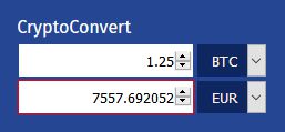 Instant conversion either way