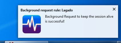 Background page request Notification