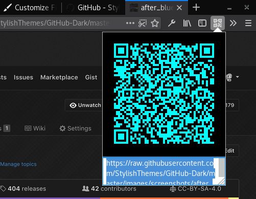 You can adjust the QR code to your theme.