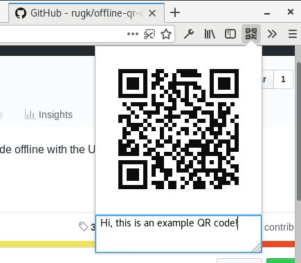 Instantly type custom text after clicking the button to generate a new QR code on-the-fly.