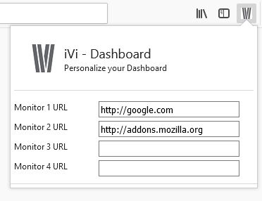 Set your URL. For instance you had 2 monitors then set URL for monitor 1 and 2. The URL are automatically saved.