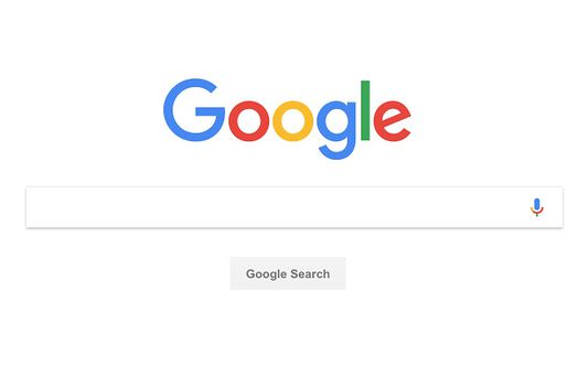 Even when there's a doodle for the day, you'll see the default Google logo on the main search screen.