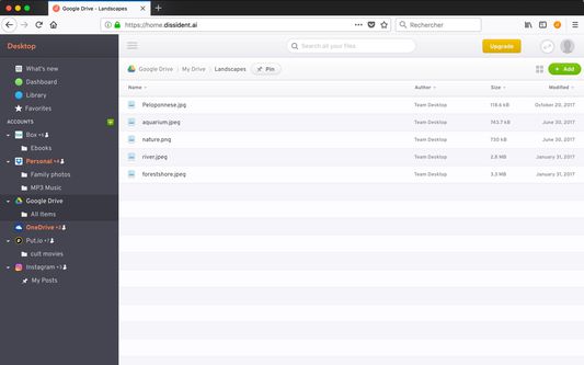 Monitor your transfers and use thefiles in the app