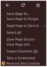 Context Menu Option