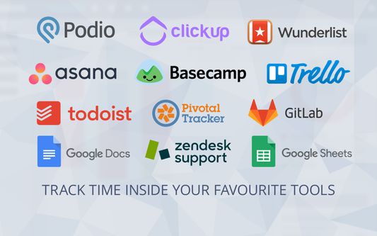 List of services currently supported by the widget