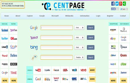 CENTPAGE Homepage