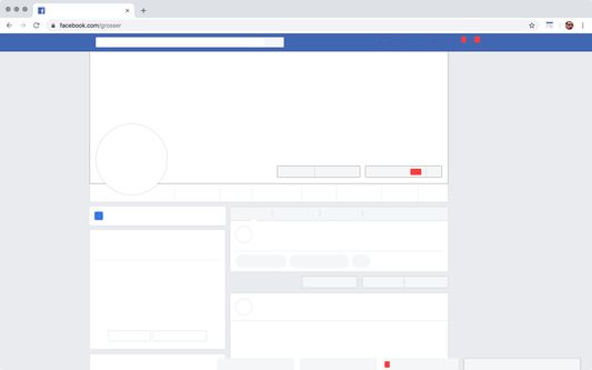 Facebook user profile modified by Safebook