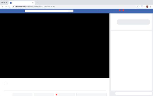 Facebook video viewer modified by Safebook