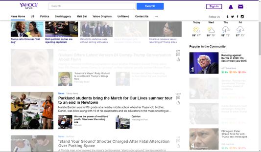 Yahoo News with Fresh Fresh