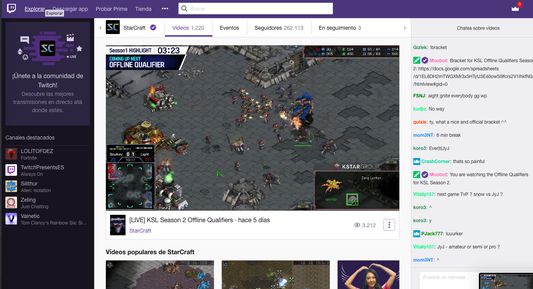 Disfruta videos en TwitchTV sin spoilers!