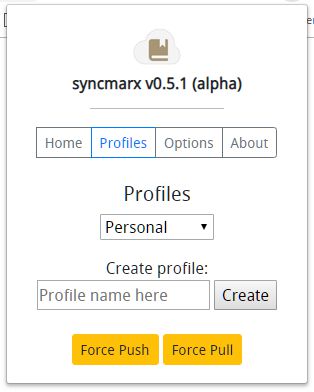 Syncmarx profiles page