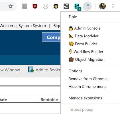 Quick links to builder tools