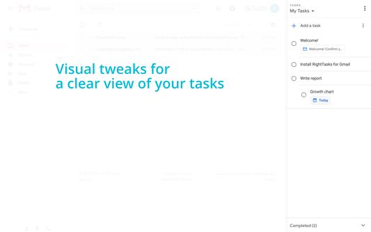 Visual tweaks for a clear view of your tasks