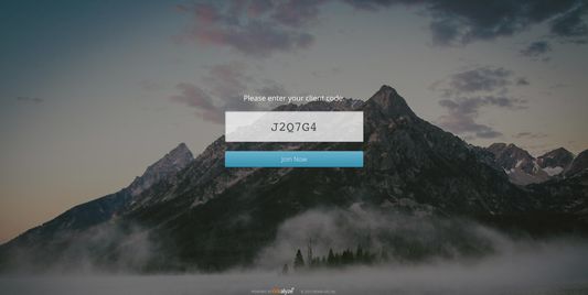 Send clients a short link to join a Meeting. From there, clients can join with one click.