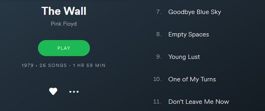 Spotify Web Player improvements - track numbers and album duration