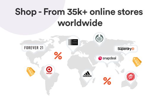 Shop - From 35k+ online stores worldwide