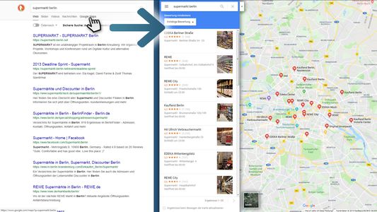 search safe will still fall back to the usefull features of Google Maps