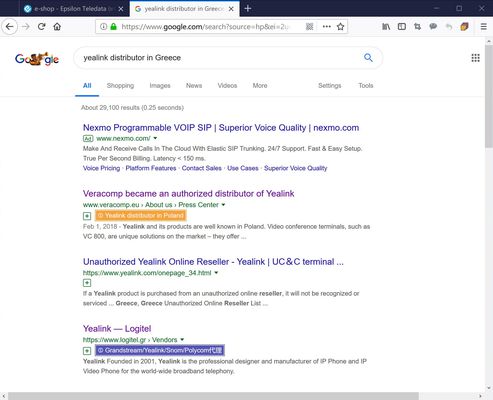 You can add web sticky notes on the google search result page