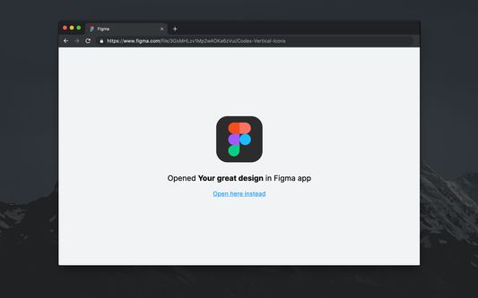 Figma file opened in desktop app
