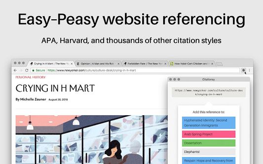 Easy-Peasy website referencing