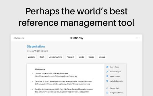 Perhaps the world’s best reference management tool