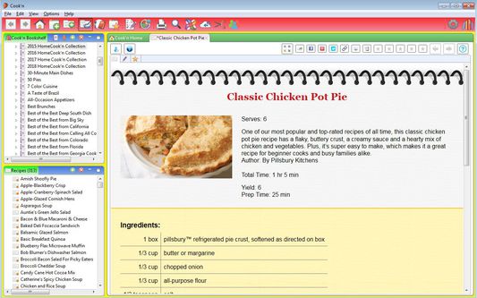 Step 3: Notice that the recipe saved to Cook'n automatically!
Step 4: Have fun!  Tweak this recipe to make it your own!  Adjust recipe serving size, add it to a menu, make a shopping list, share it with a friend or...