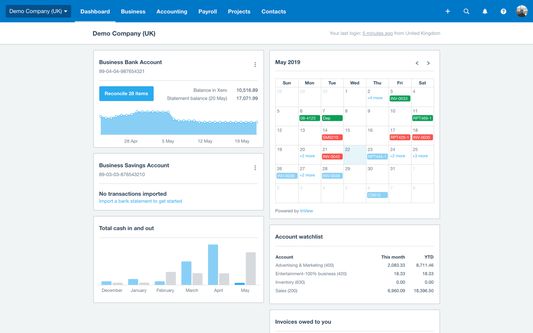Add your Xero invoices and bills to your Xero dashboard