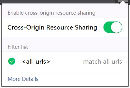 Pop up window allow enable/disable