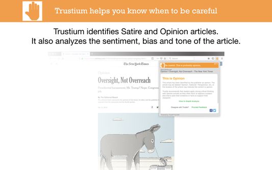 Identify Satire and Opinion articles as well as biased news!