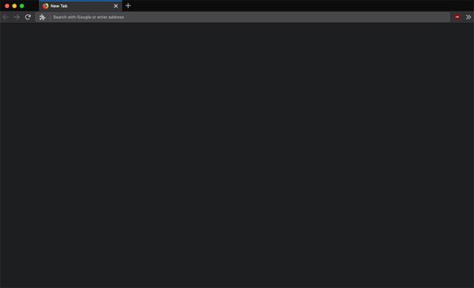 In use with Mozilla's built-in Dark theme.