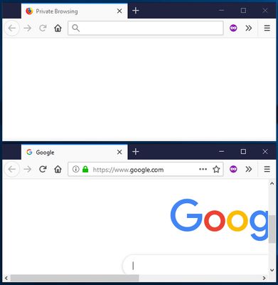 Private browsing gives very little to no indication of the mode the browser is currently in. With this extension a user can tell at a glance that incognito is active in both tabs.