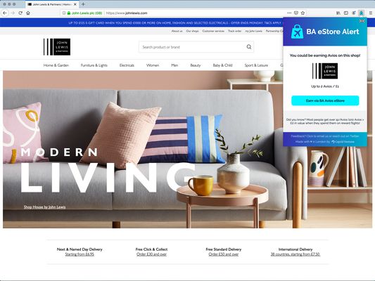 BA eStore Alert - Offers Found