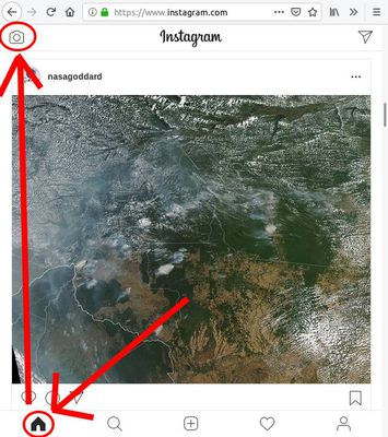 How to access the ui for stories upload