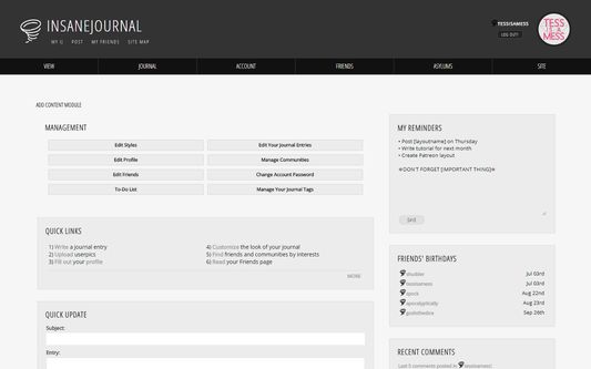 A totally renovated IJ portal, making this feature much nicer to use.