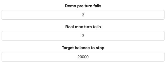GammaX  setting sections