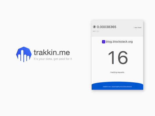 trakkin.me - It's your data, get paid for it.