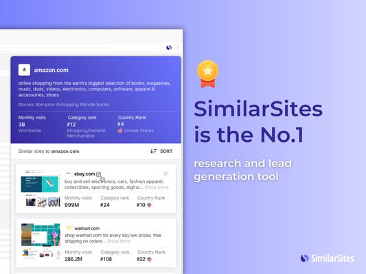 SimilarSites is the No.1 research and lead generation tool