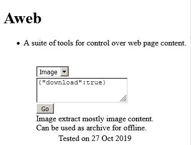 Configure settings for the tool like option for download
