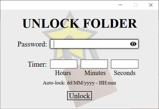 Unlock folder + timer