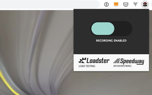 The Loadster Recorder Browser Extension