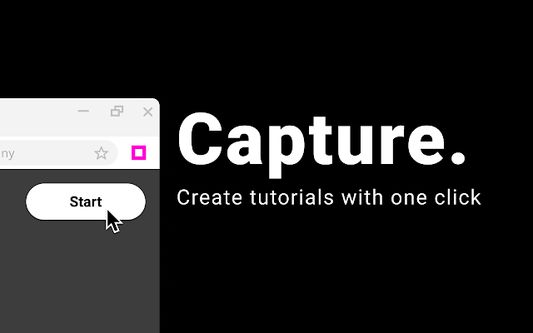 Create tutorials directly inside your browser.