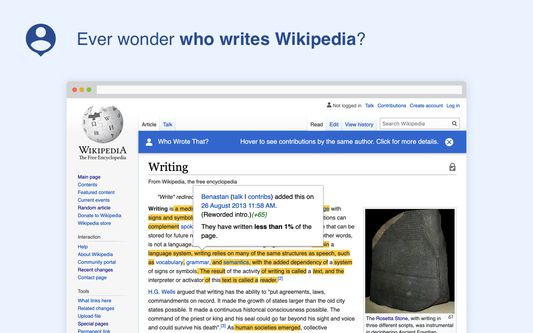 Ever wonder who writes Wikipedia?