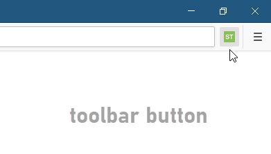 use toolbar button to launch
