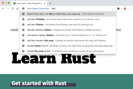 Rust Search Extension Download for Mozilla