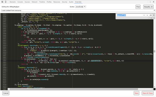 A full code editor built in.
