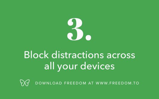 Block distractions across all your devices