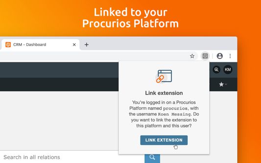 Linked to your Procurios Platform