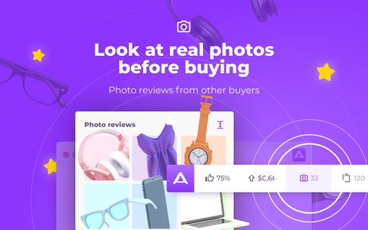 Look at real photos before buying
Photo reviews from other buyers